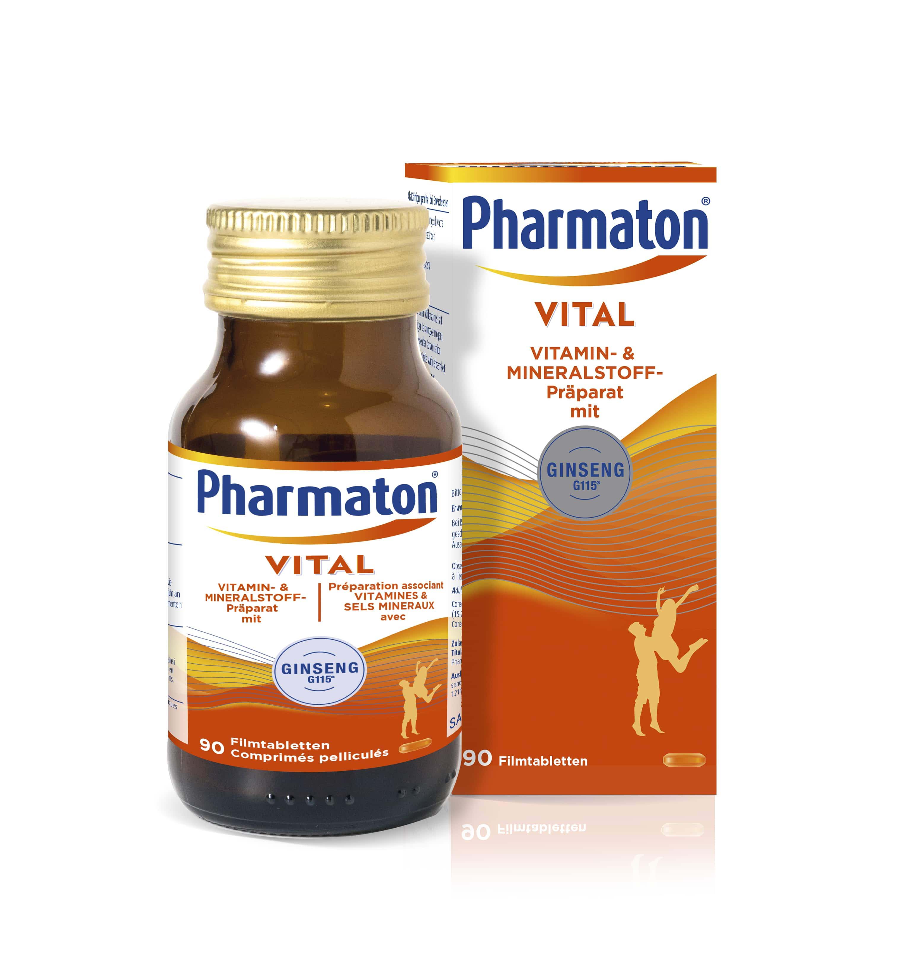 PHARMATON Vital Filmtabl Glasfl 90 Stk