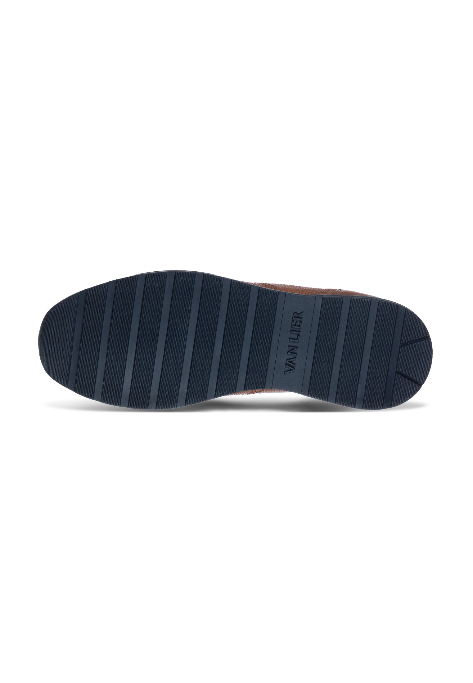 Licht cognac gladleren Positano sneaker