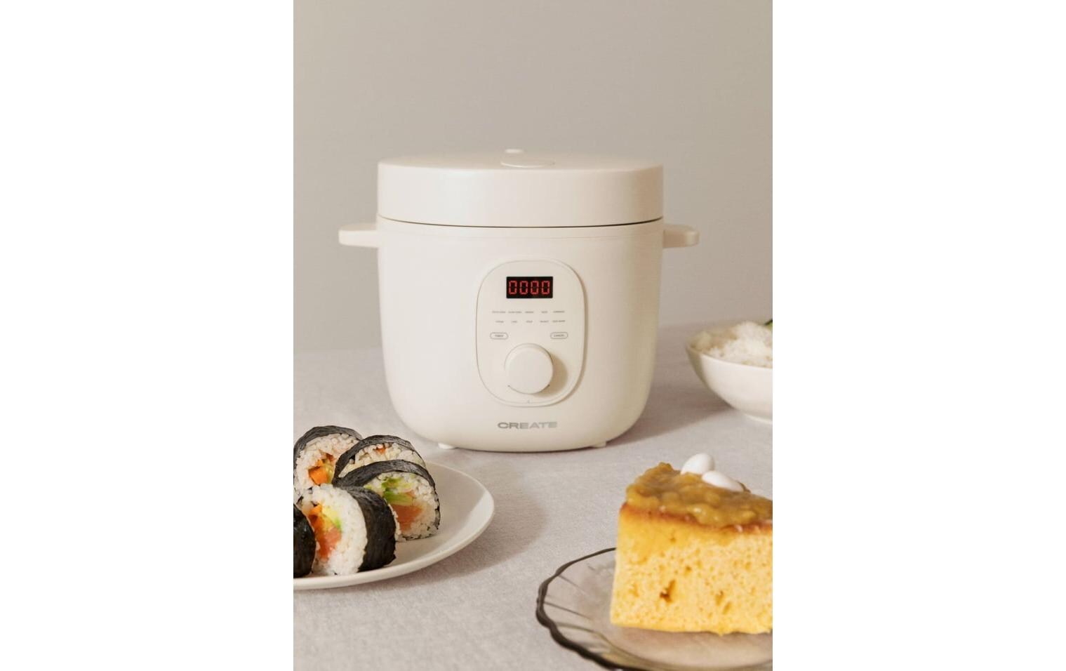Reiskocher 2 l<br>Multifunktionaler Reiskocher mit Dampfgarer, programmierbar bis zu 24 Stunden