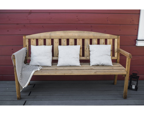 Tuinbank met ronde rugleuning, 175 x 63 x 97 cm