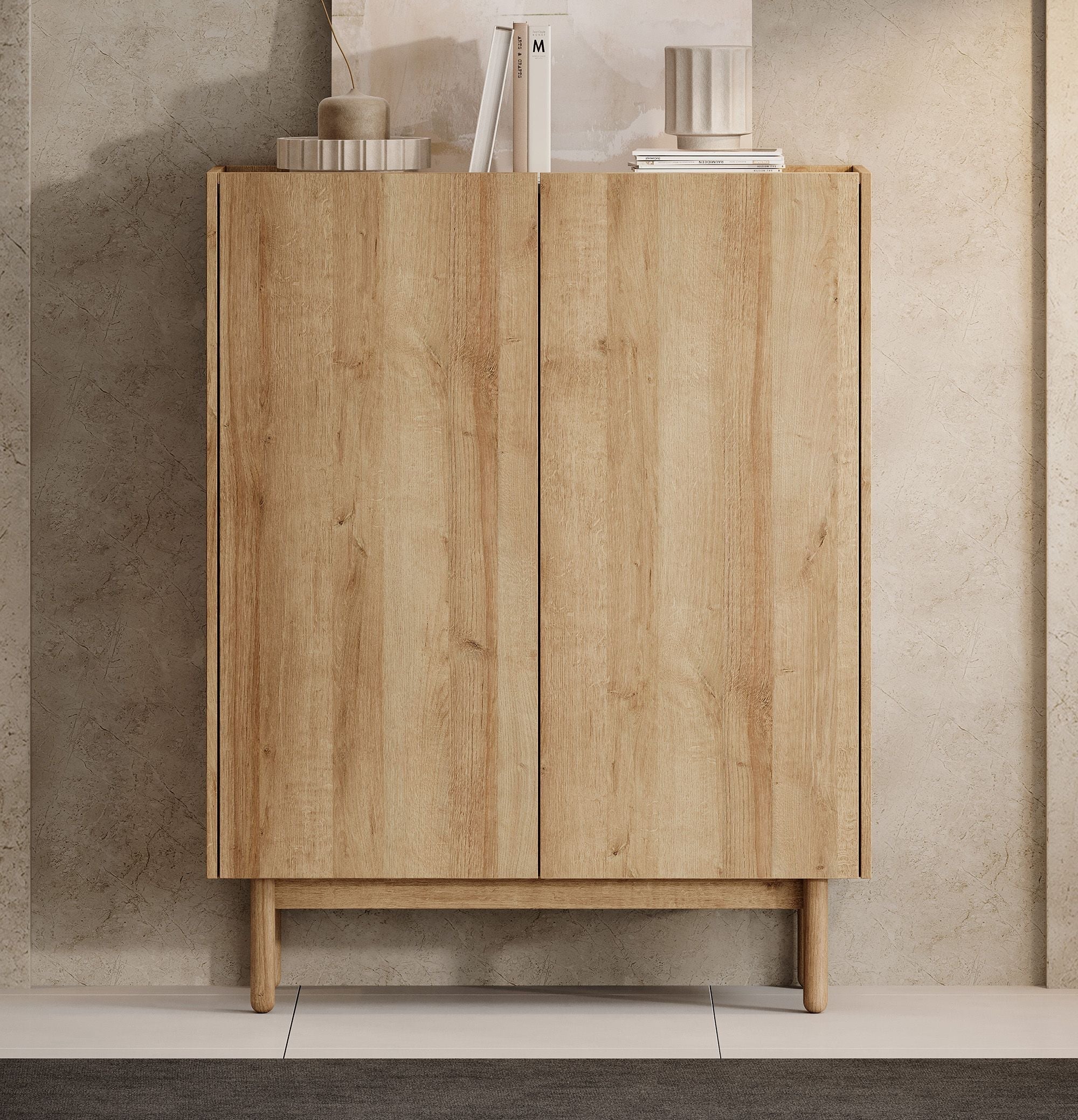 Meubella - Dressoir Cayenne - Eiken - 97 cm