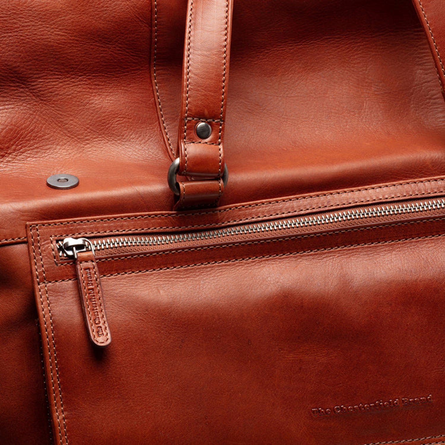 The Chesterfield Brand Lazio Travelbag cognac