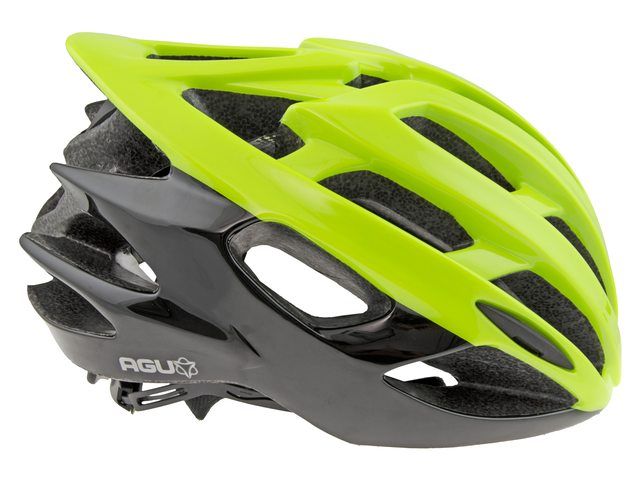 AGU Strato cykelhjelm fluo neon/sort