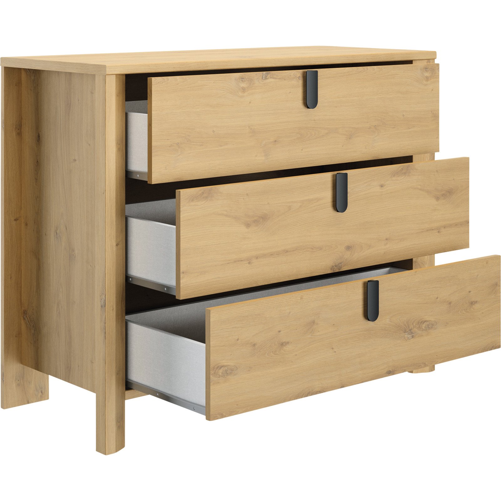 Kommode Lugano Dekor Eiche Artisan 104 x 84 x 45 cm