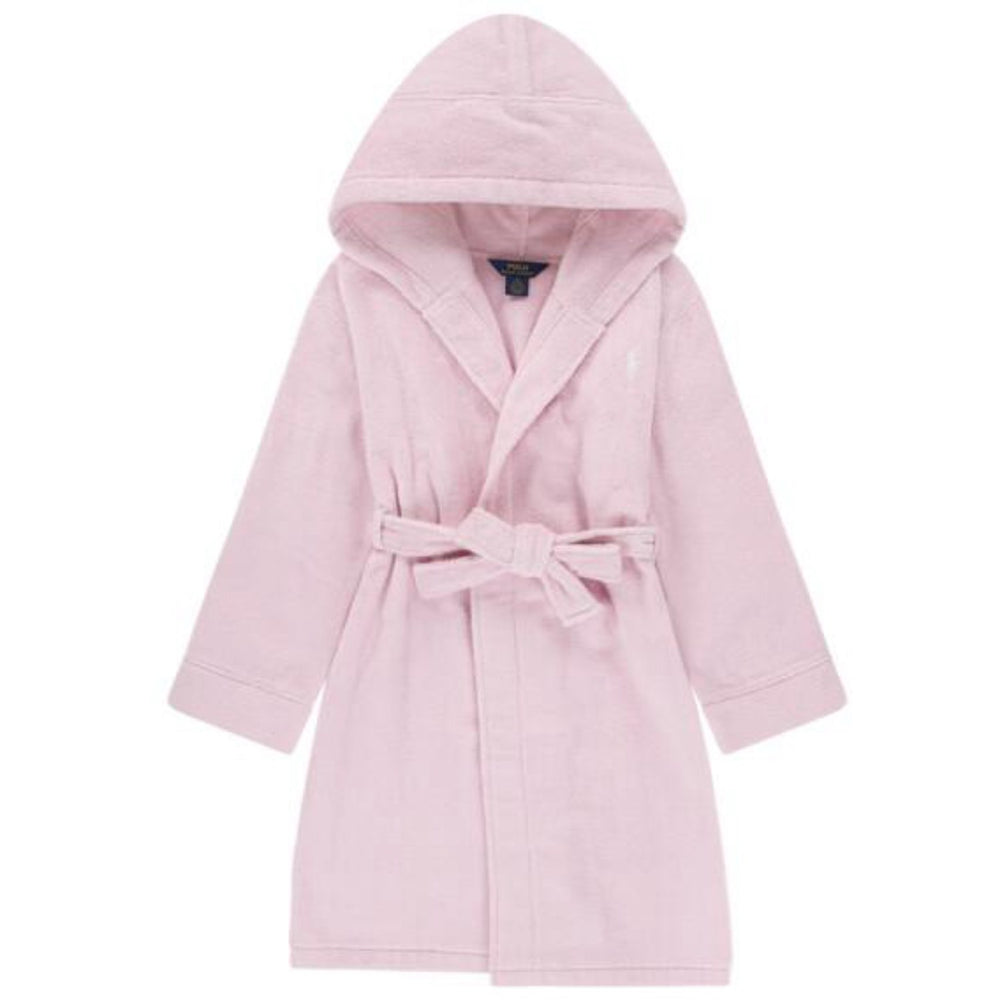 Køb Polo Ralph Lauren Hint Of Pink Hooded Plys Terry Bathrob