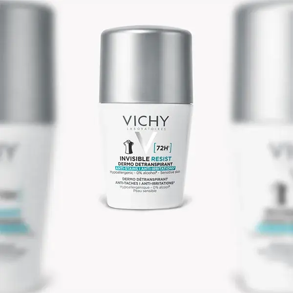 Desodorante antitranspirante Vichy Invisible Protect 72H Antimanchas e Anti-Irritação 50ml