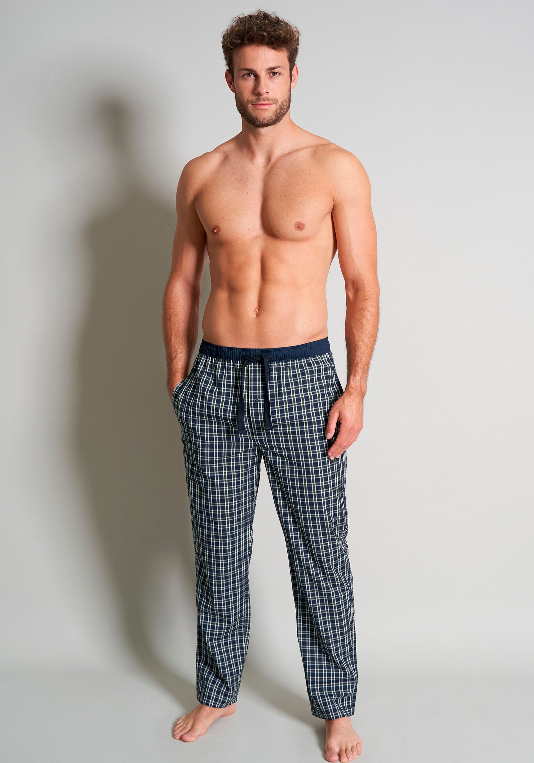 TOM TAILOR Pyjamahose »Dakota«  mit klassichem Karo-Design