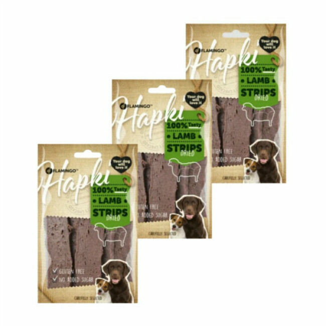Sachet friandises en lamelles Hapki pour chien