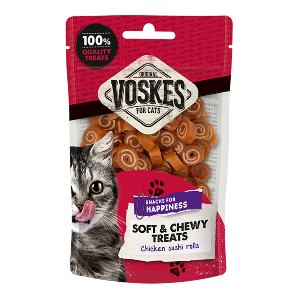 Voskes Sushi Rolls Kip60 gr
