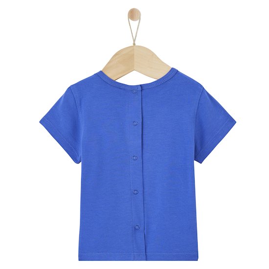 T-shirt + short Blue Garden   Bleu        de               P'tit bisou