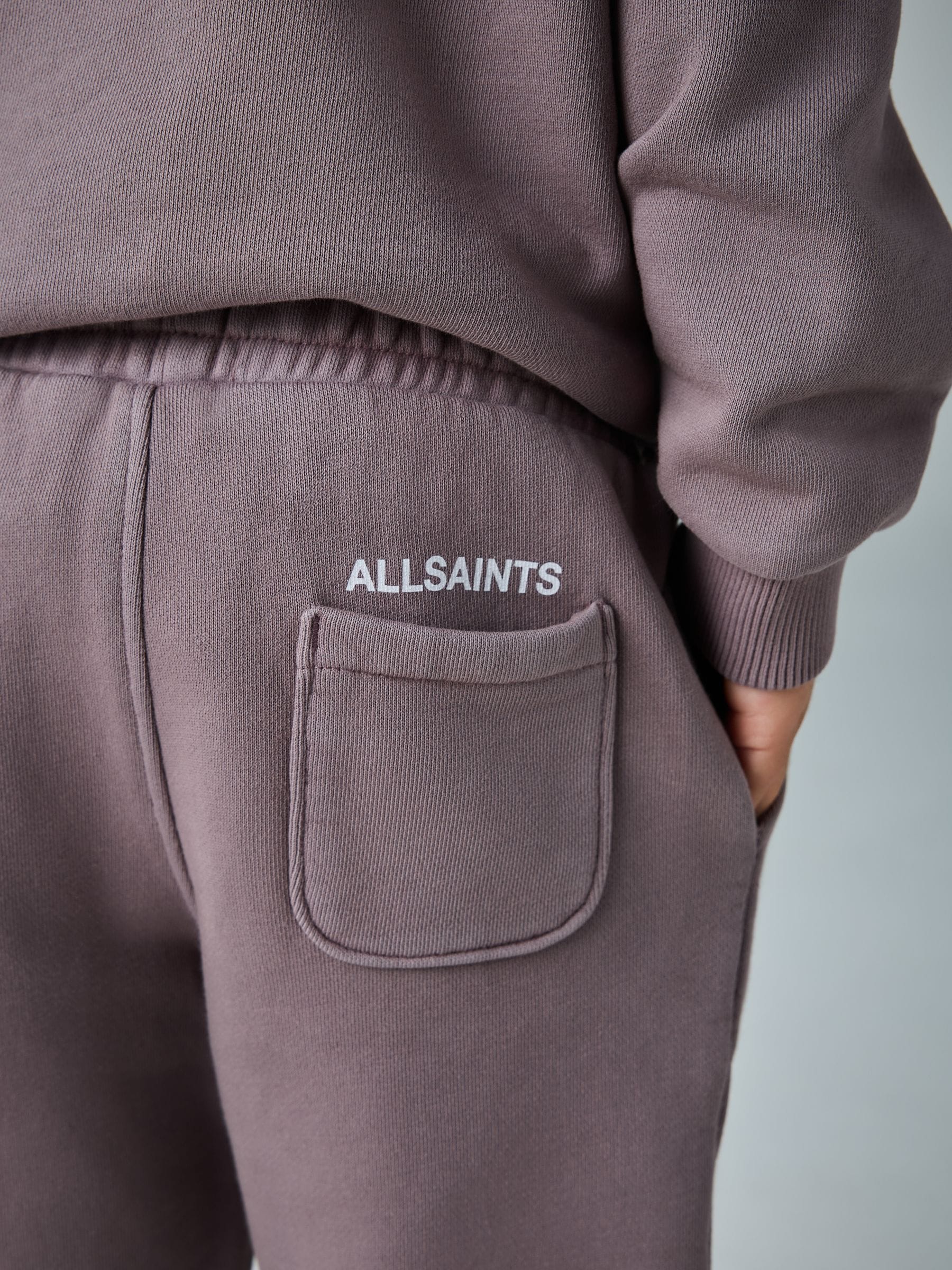 Paars met wassing - smALLSAINTS Underground Oversized Younger Boys Sweatshirt and Joggers Set