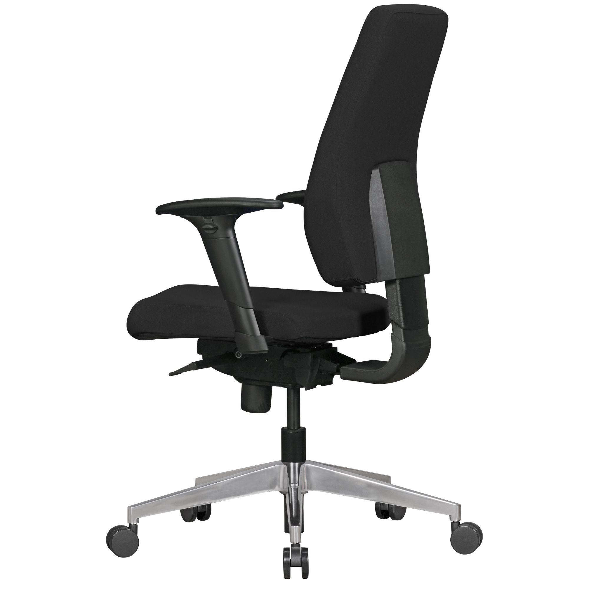 KADIMA DESIGN Bürostuhl Latina: Ergonomisches Design, Lendenwirbelstütze, höhenverstellbare Armlehnen, strapazierfähiger Stoff, Aluminium-Fußkreuz.