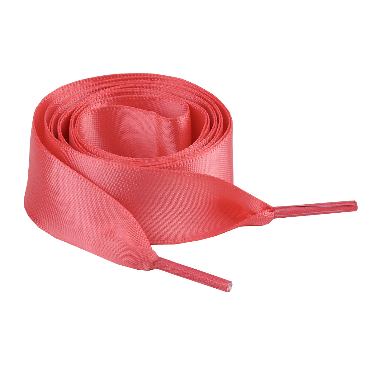 (1 Paar) 120cm Breite Satin Schnürsenkel Klassische Sneaker Schuhbändel - Rot