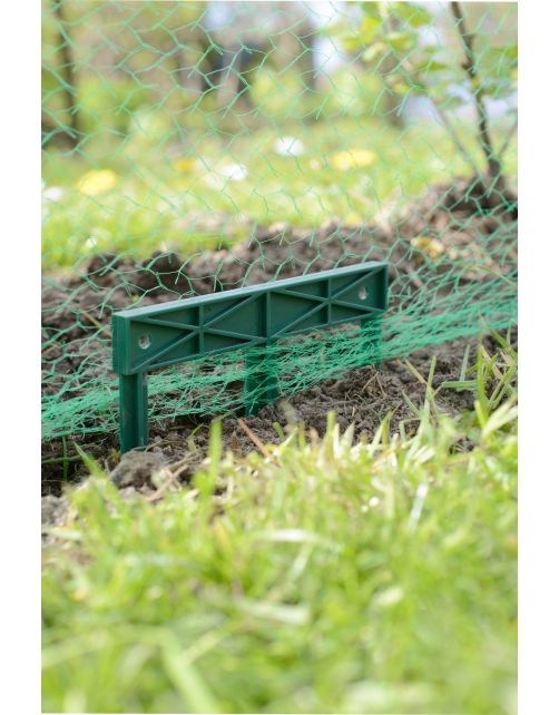 Nature Bevestigingspennen - Klim-En Geleide Artikel - 1x14.5x16.3 cm Groen 4 stuks