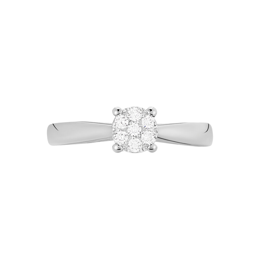 Bague Solitaire Artemis Or Blanc Diamant