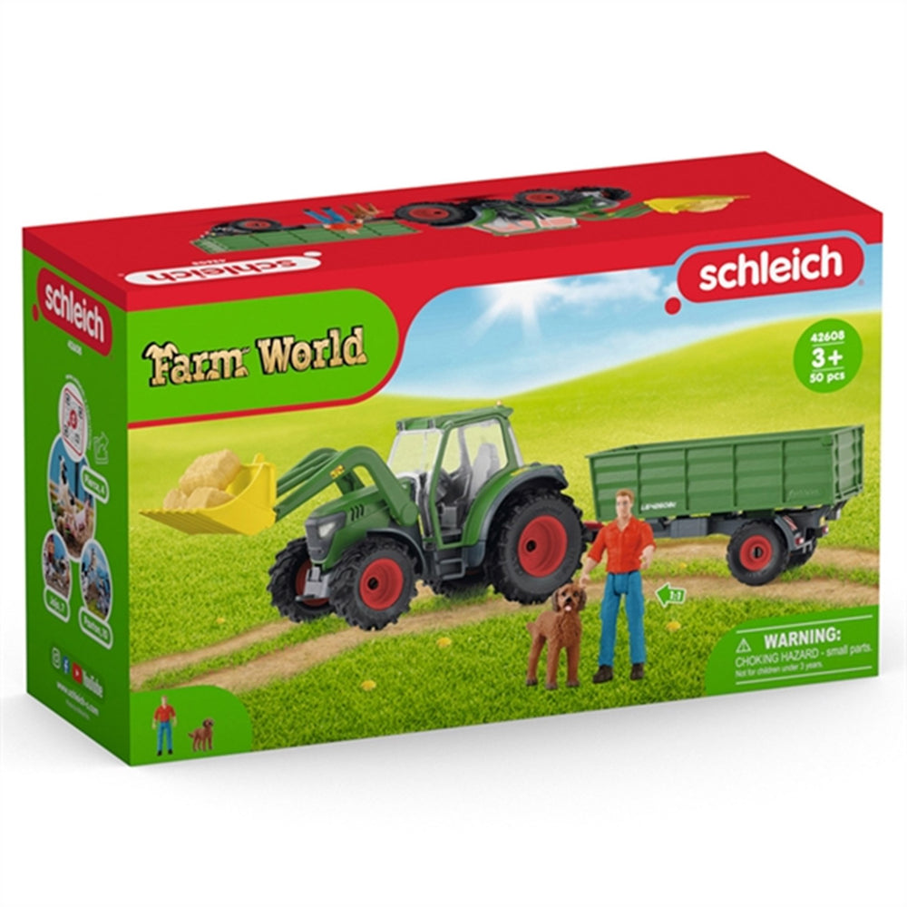 Køb schleich® Farm World Traktor m. Trailer