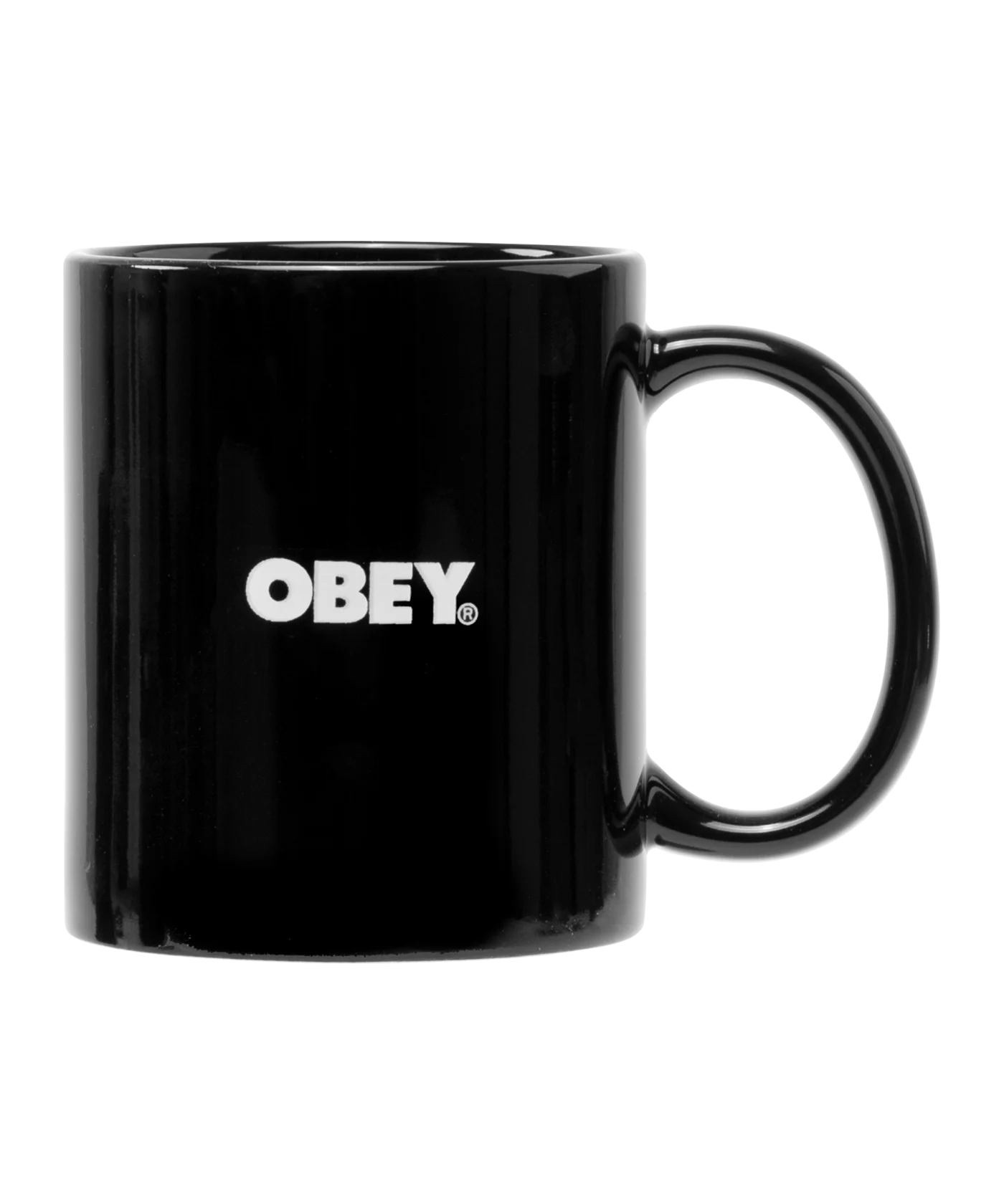 Obey Protest Kaffee Tasse Schwarz Weiss
