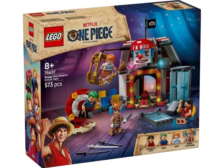 LEGO ONE PIECE 75637 Klovnen Buggys cirkustelt