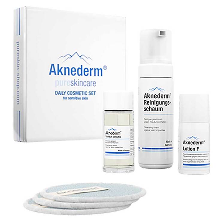 Aknederm Daily Cosmetic Set sensitive skin, 1 P