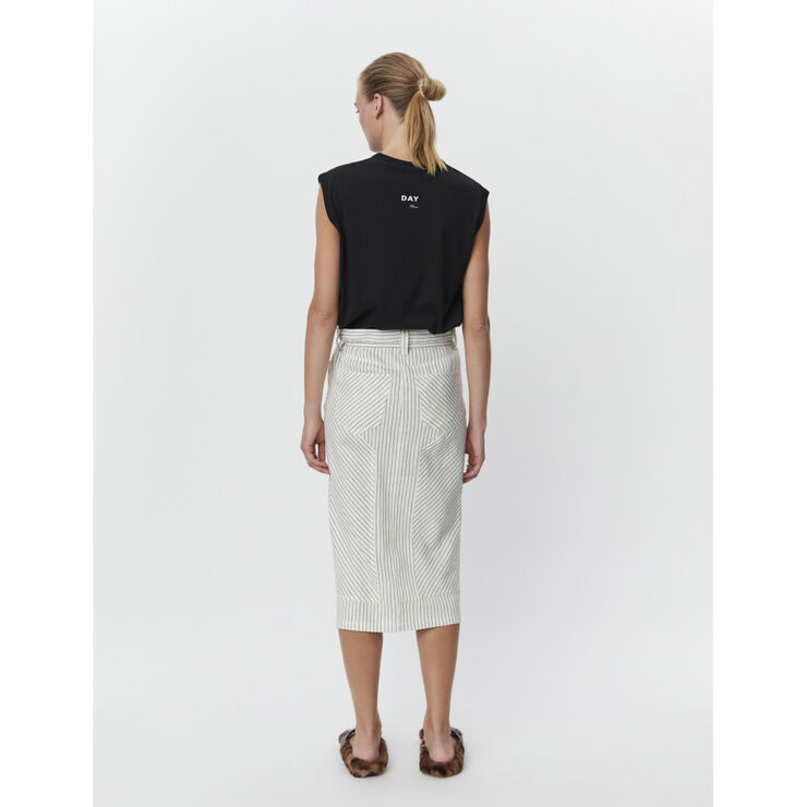 DAY Birger et Mikkelsen Freda - Cozy Linen Stripe Black