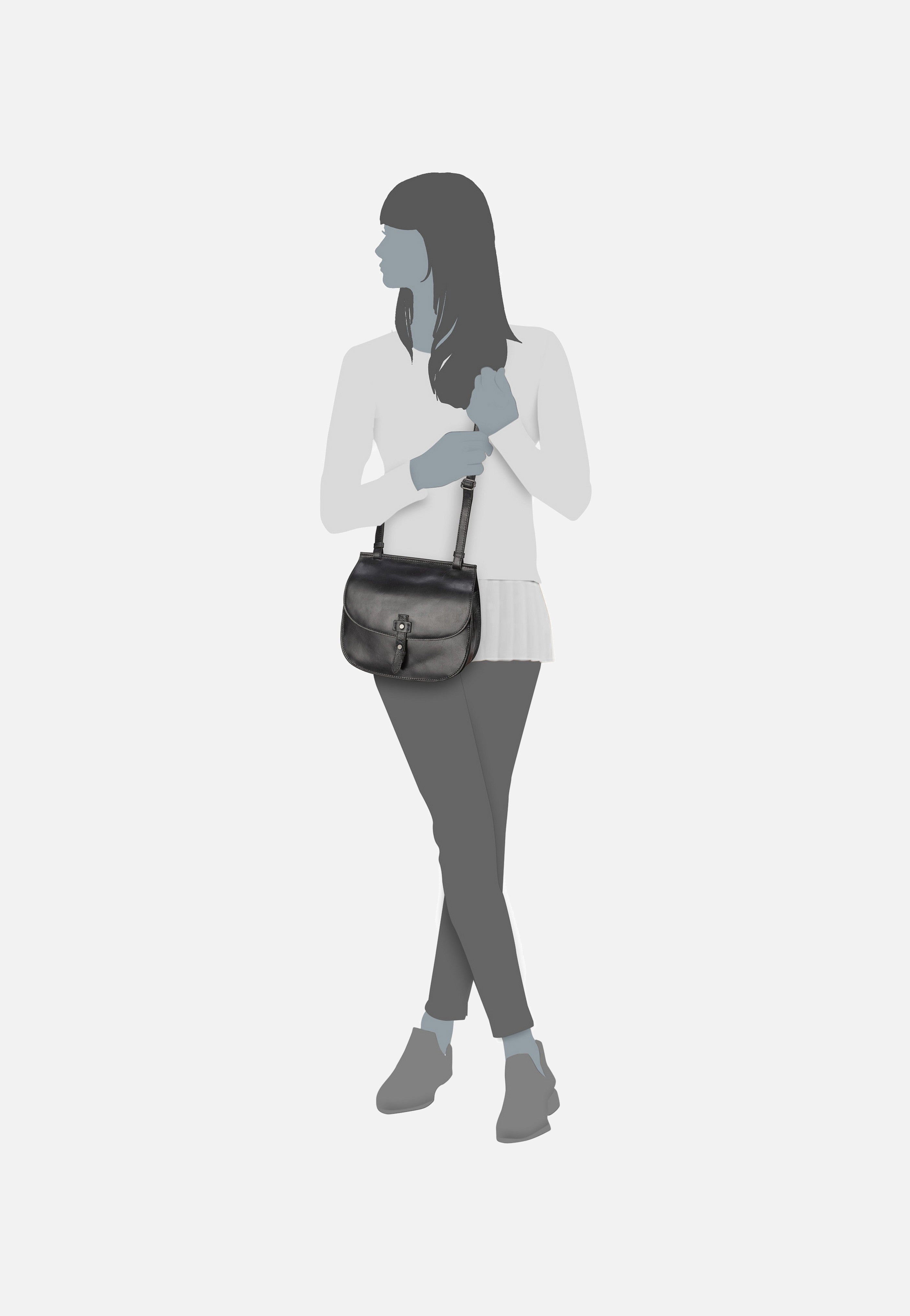 Aberdeen S Schwarz - Saddle Bag