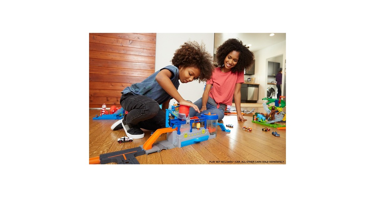 Hot WheelsCity - Mega Car Wash Speelset