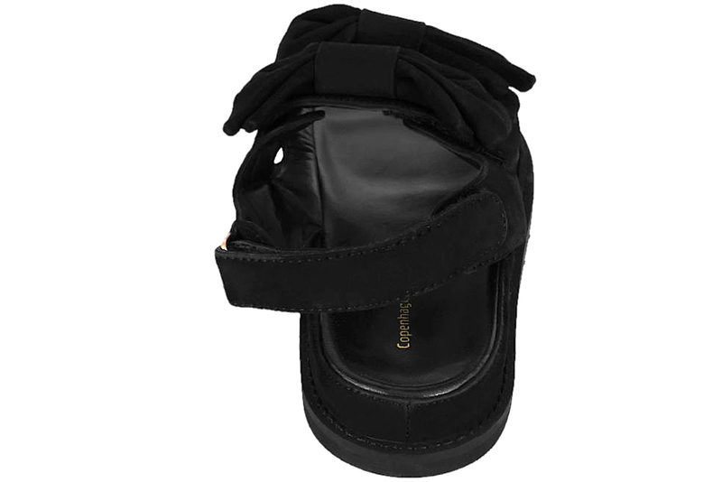 COPENHAGEN SHOES - COME TO ME SUEDE BLACK SANDAL