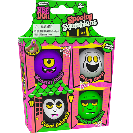 Spooky Squishkins hjemsøgt hus 4-pak