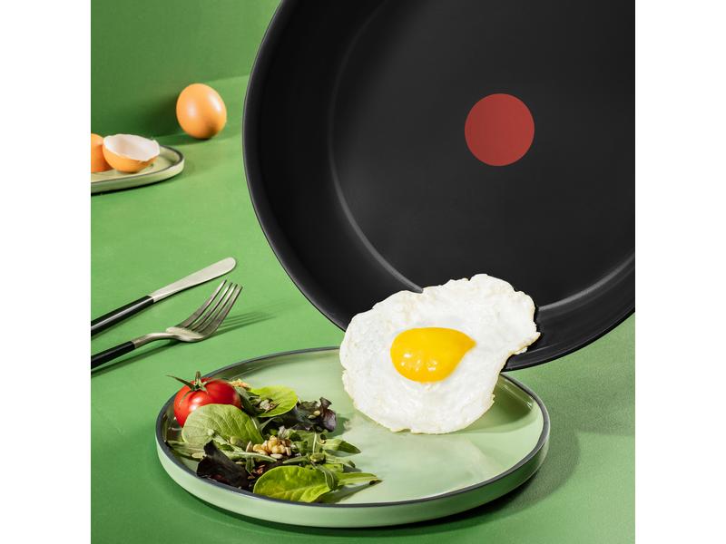 Tefal Wok Renew Black On 28 cm Wokpfanne mit hochwertiger Antihaftversiegelung
