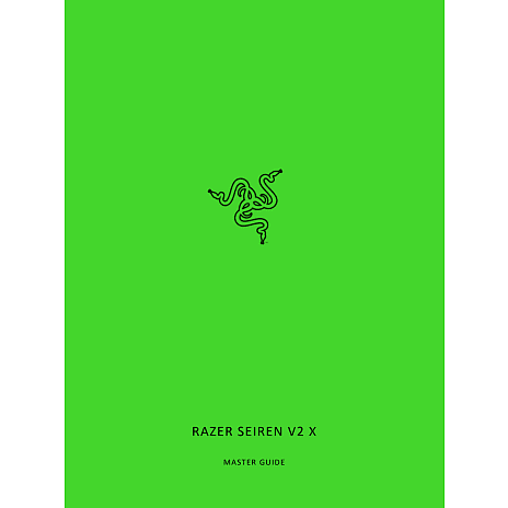 Razer Seiren V2 X gamer mikrofon - sort