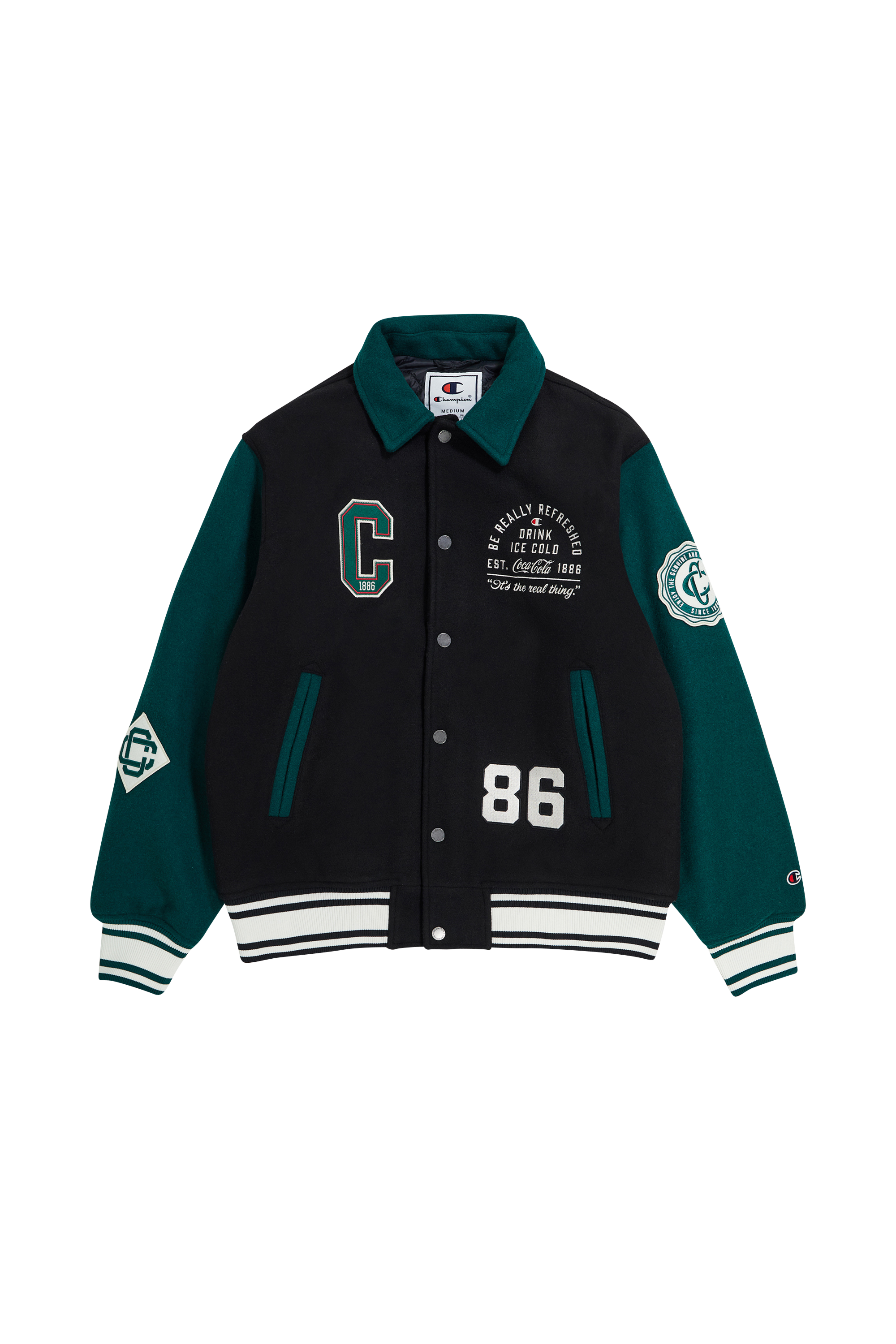 CHAMPION Bomber CHAMPION X COCA-COLA BLOU 220191 Noir
