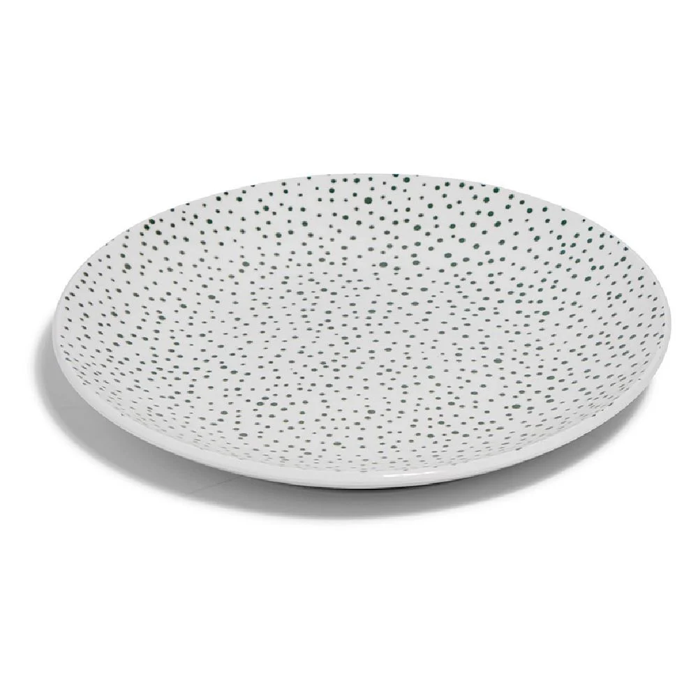 Lot de 4 assiettes à dessert rondes porcelaine Ø19 cm