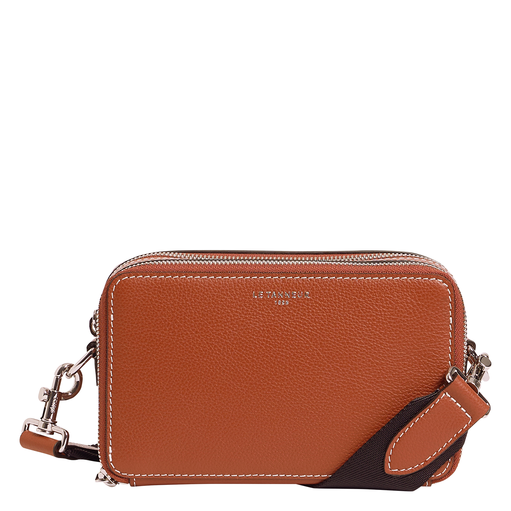 EMILE - Sac bandoulière en cuir | Marron