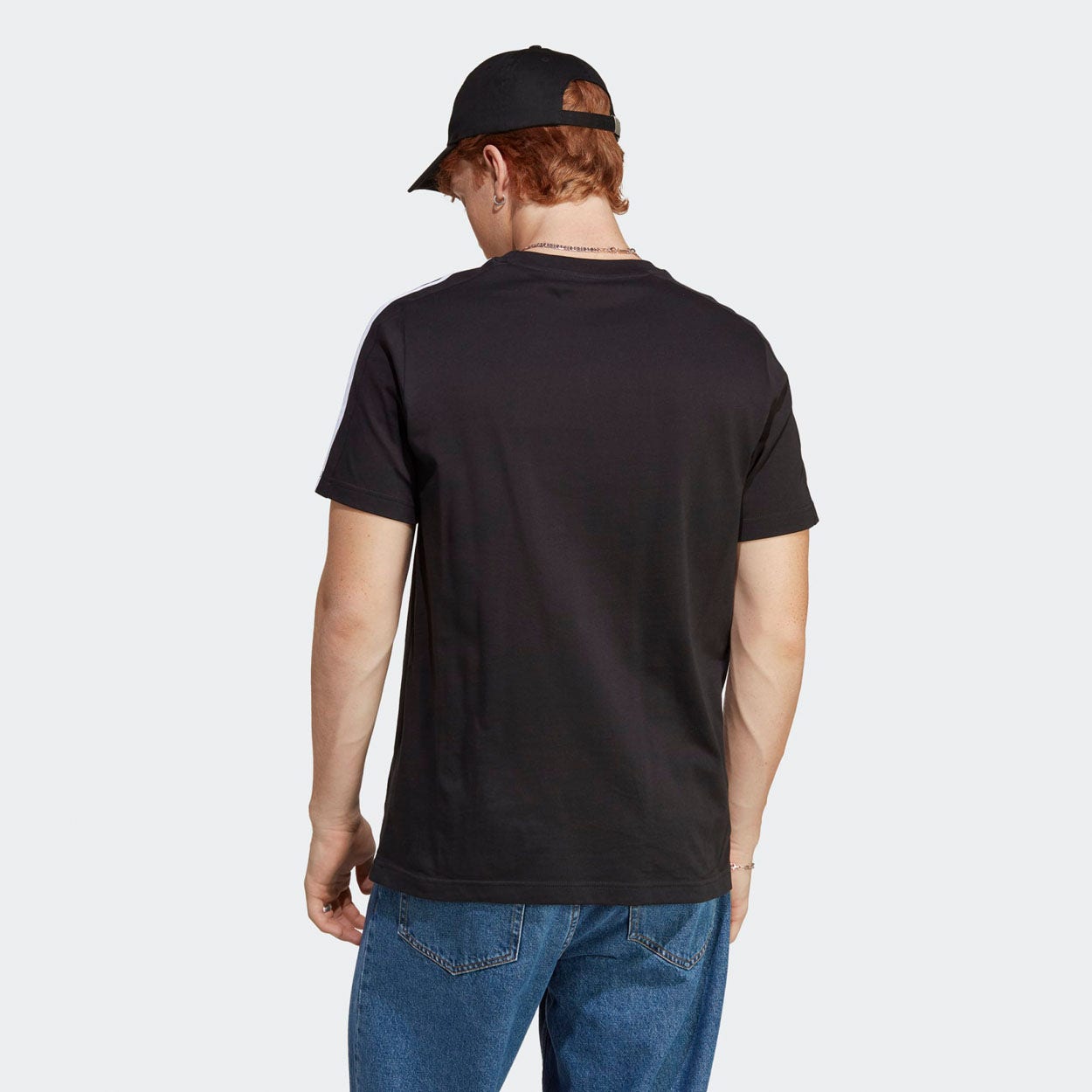 adidas  Essentials Single Jersey 3-Stripes T-shirt