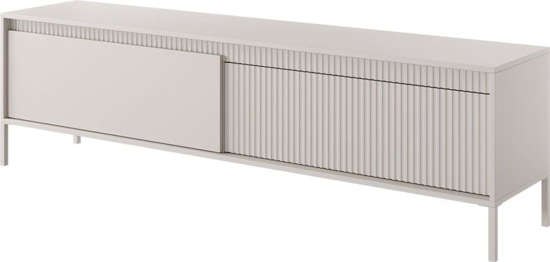 Allegro - TV-meubel - Beige - MDF en Metaal