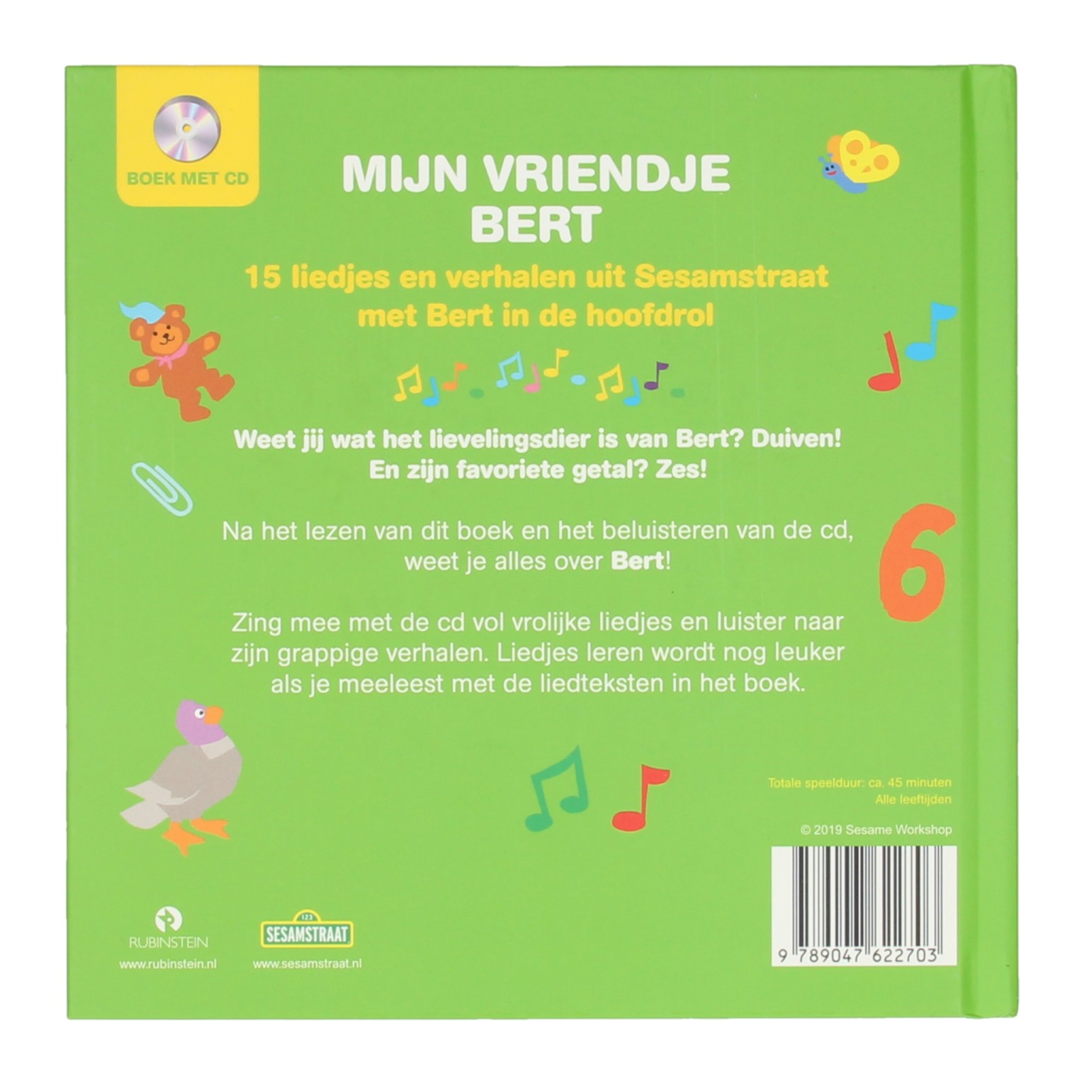 Mijn Vriendje Bert - Boek en CD