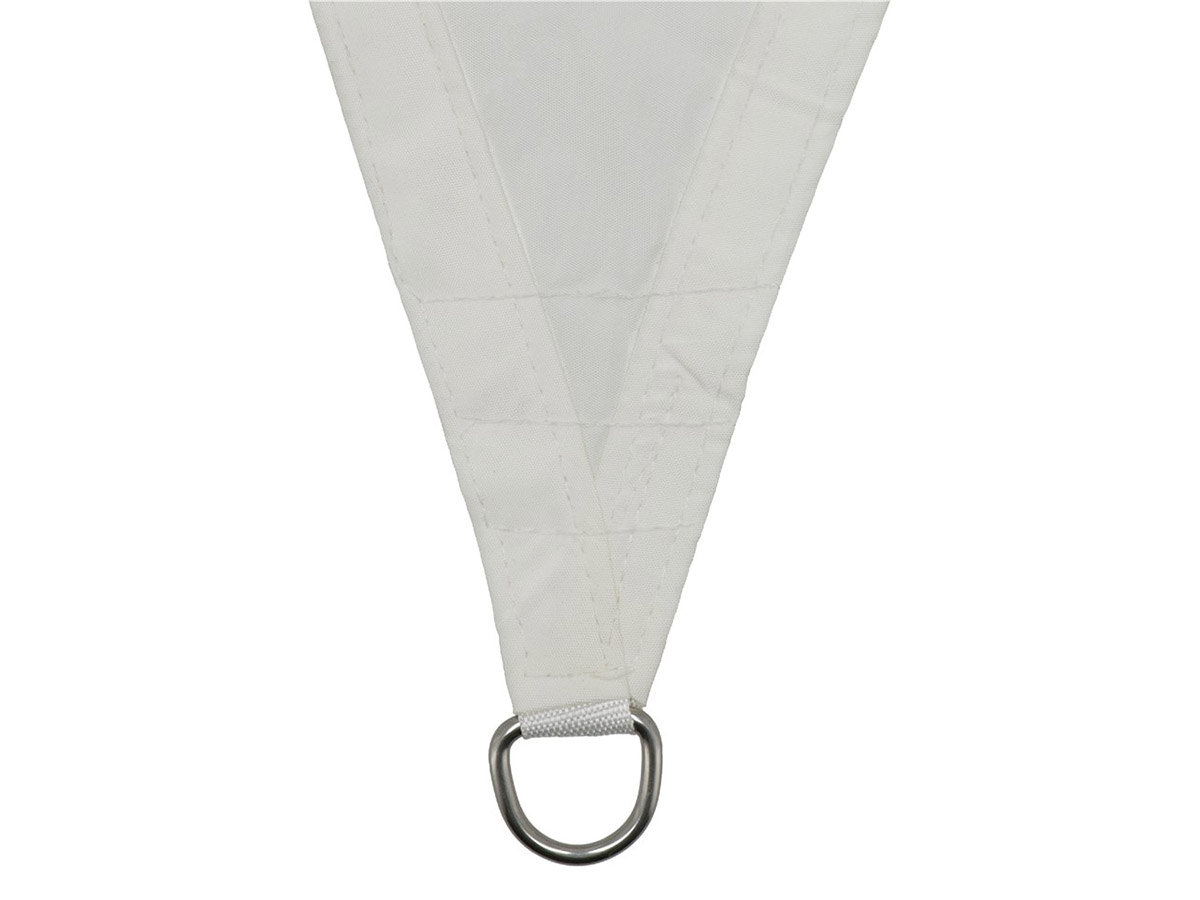 Livn Como vierkant polyester 5 x 5 meter schaduwdoek - White
