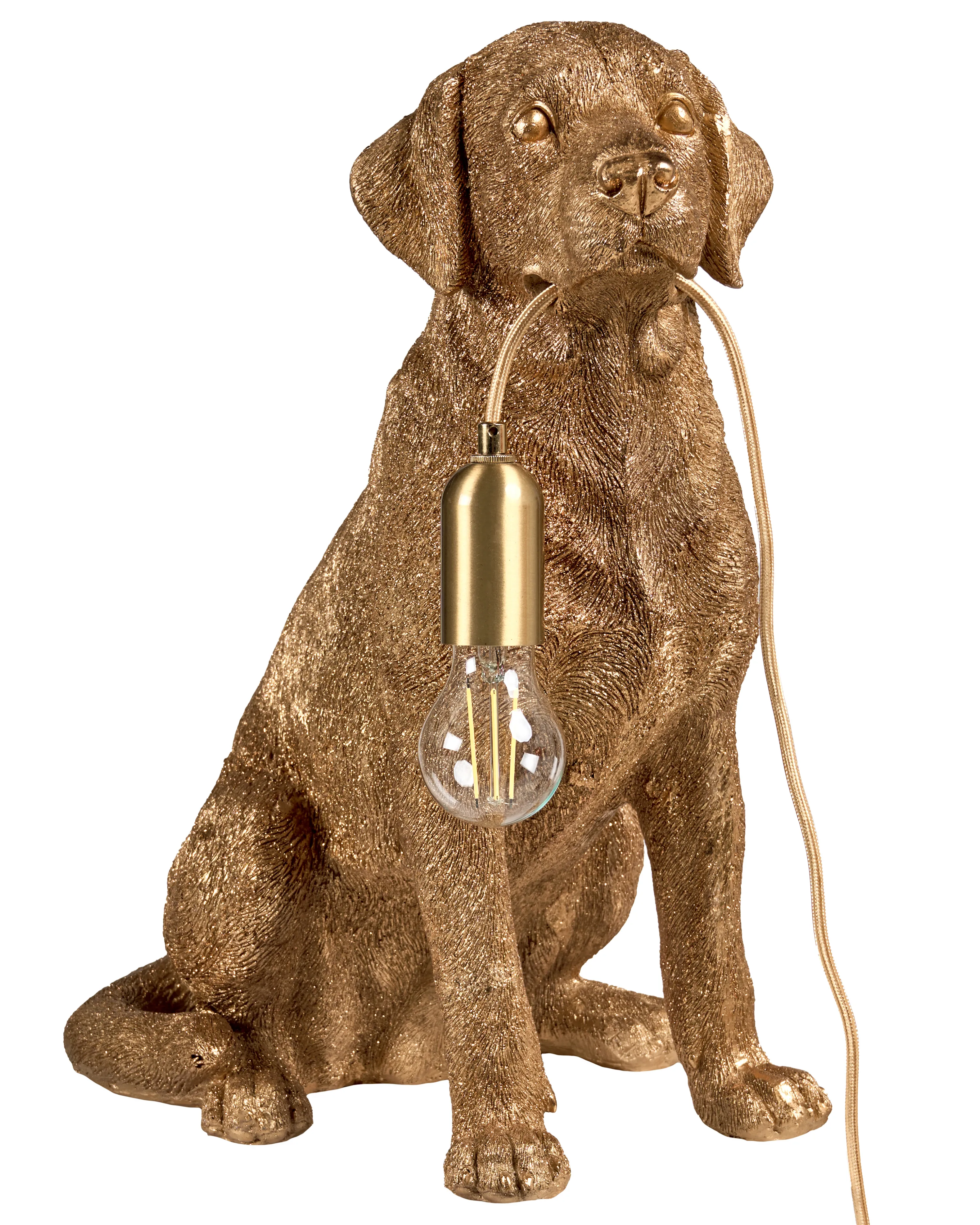 Tafellamp Hond MARLEY Goud