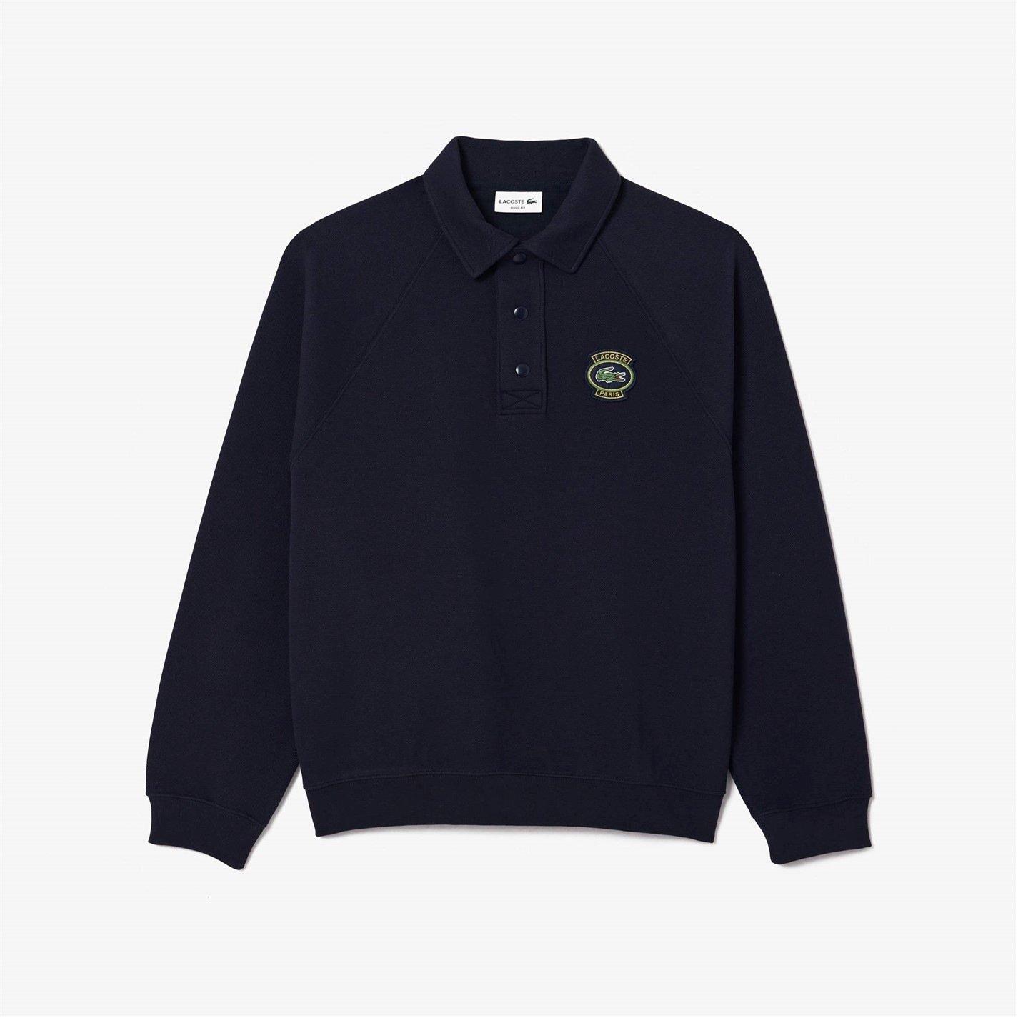 Lacoste Heritage Polo Neck Sweatshirt
