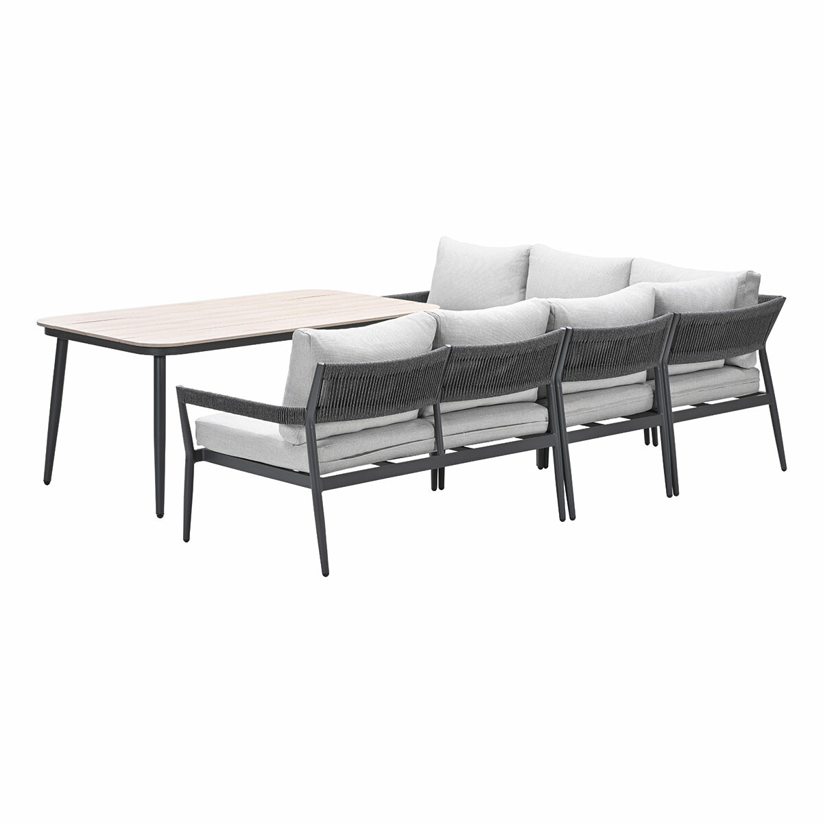 Garden Impressions Barcelona 5-delige L/D set - Dark Grey