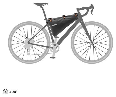 Sacoche de Cadre Ortlieb Frame-Pack RC 6L Noir