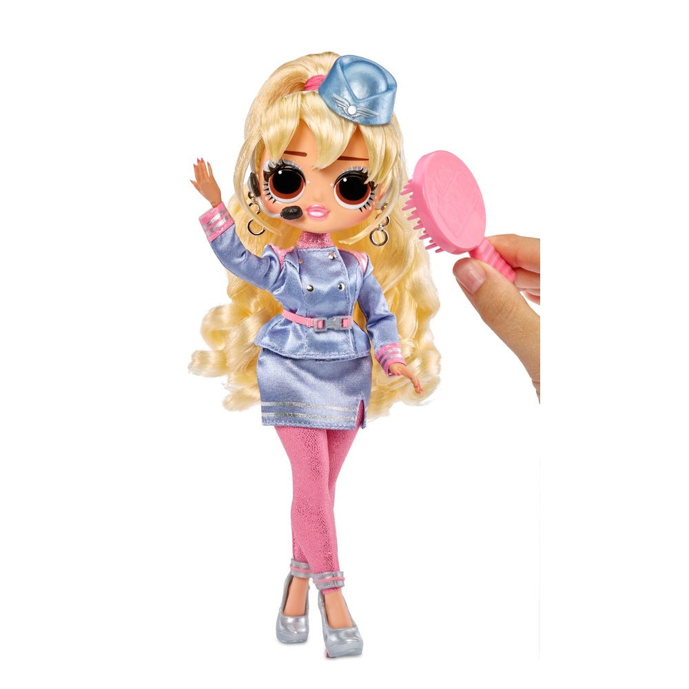 LOL Surprise! OMG Reisepuppe – Fly Gurl mit 15 Überraschungen