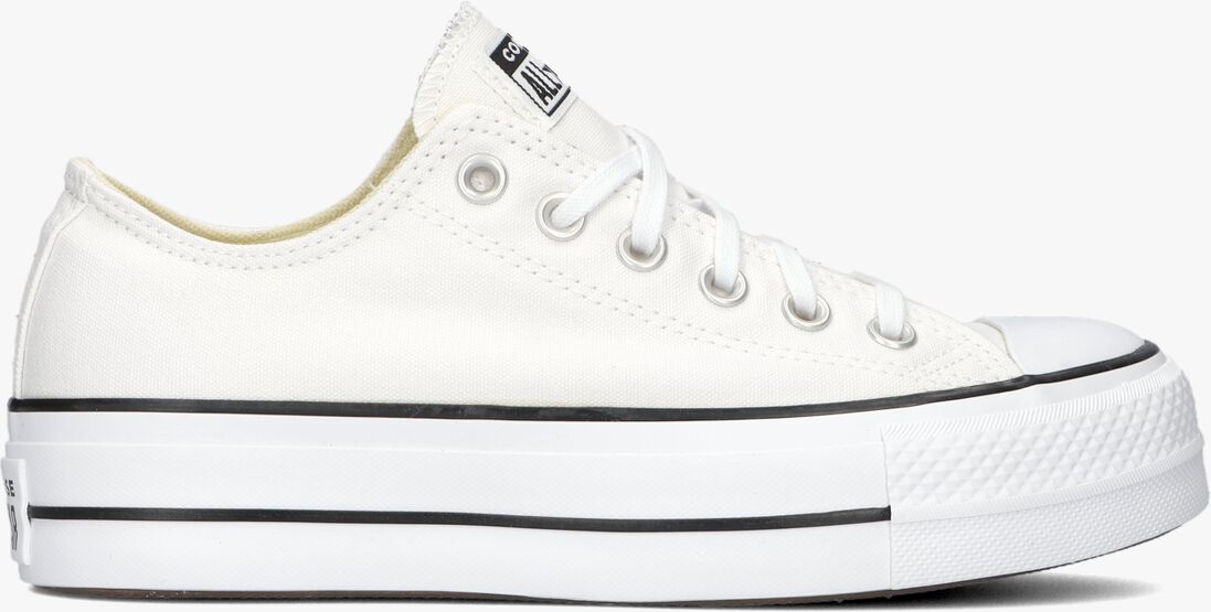 CONVERSE witte converse lage sneakers chuck taylor all star lift ox