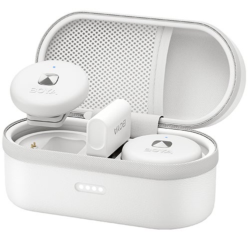 Boya Omic-U White Draadloze dasspeldmicrofoon set voor Android
