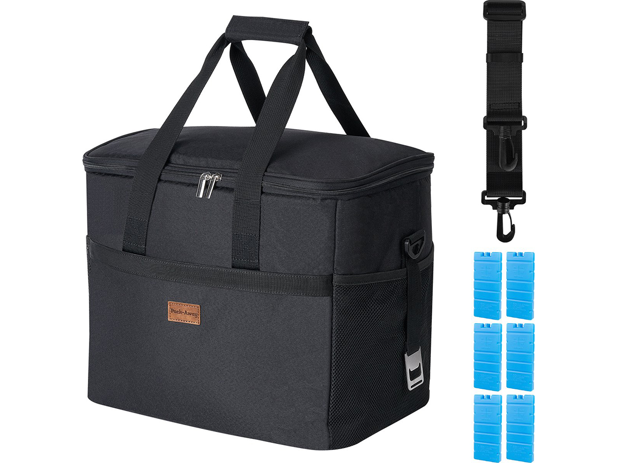Packaway 40 liter koeltas met divider - Black