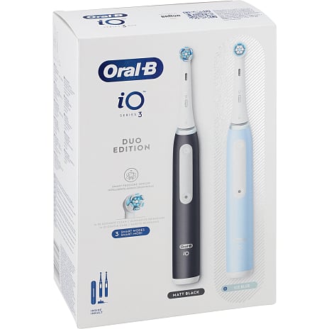 Oral-B iO 3 el tandbørster - sort og blå