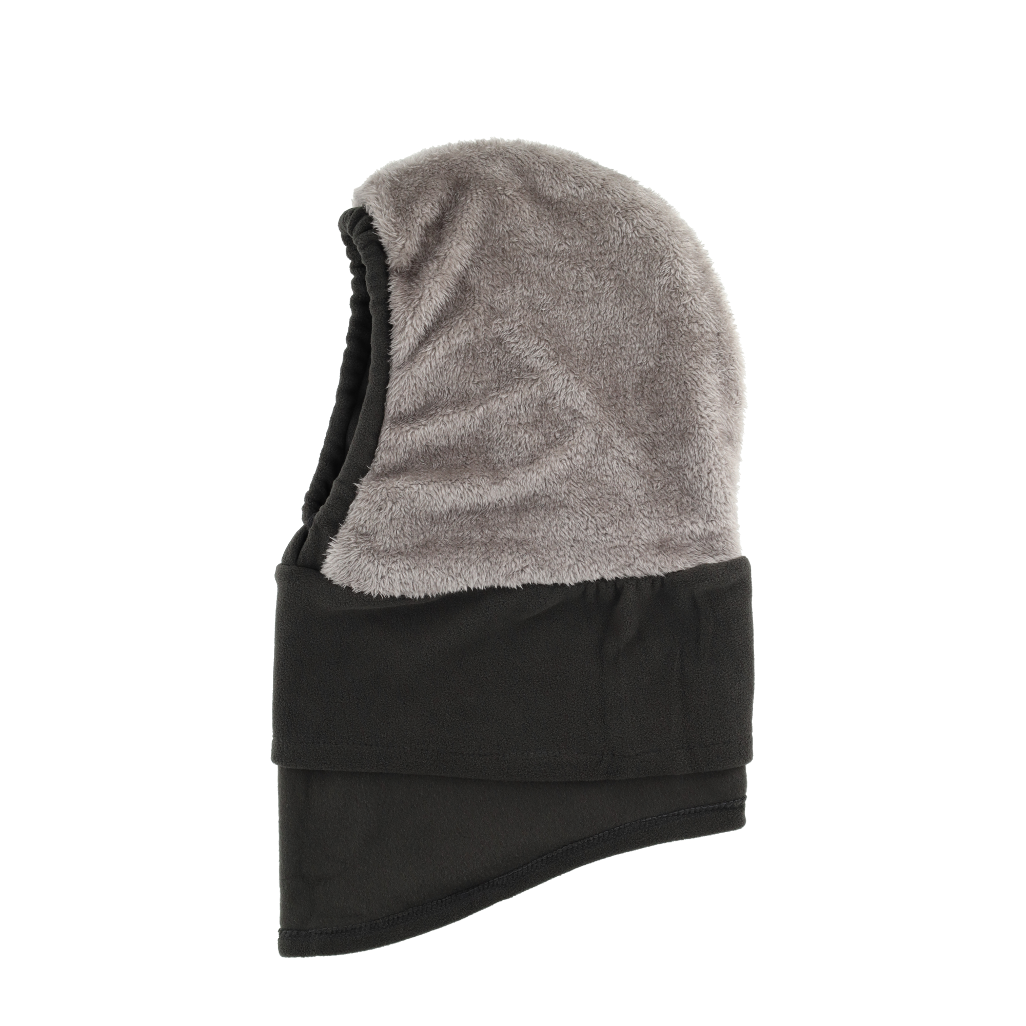 Gefütterte Fleece Ski Sturmhaube Motorrad Halstuch Kälte   UV Gesichts Schutzmaske - Dunkelgrau