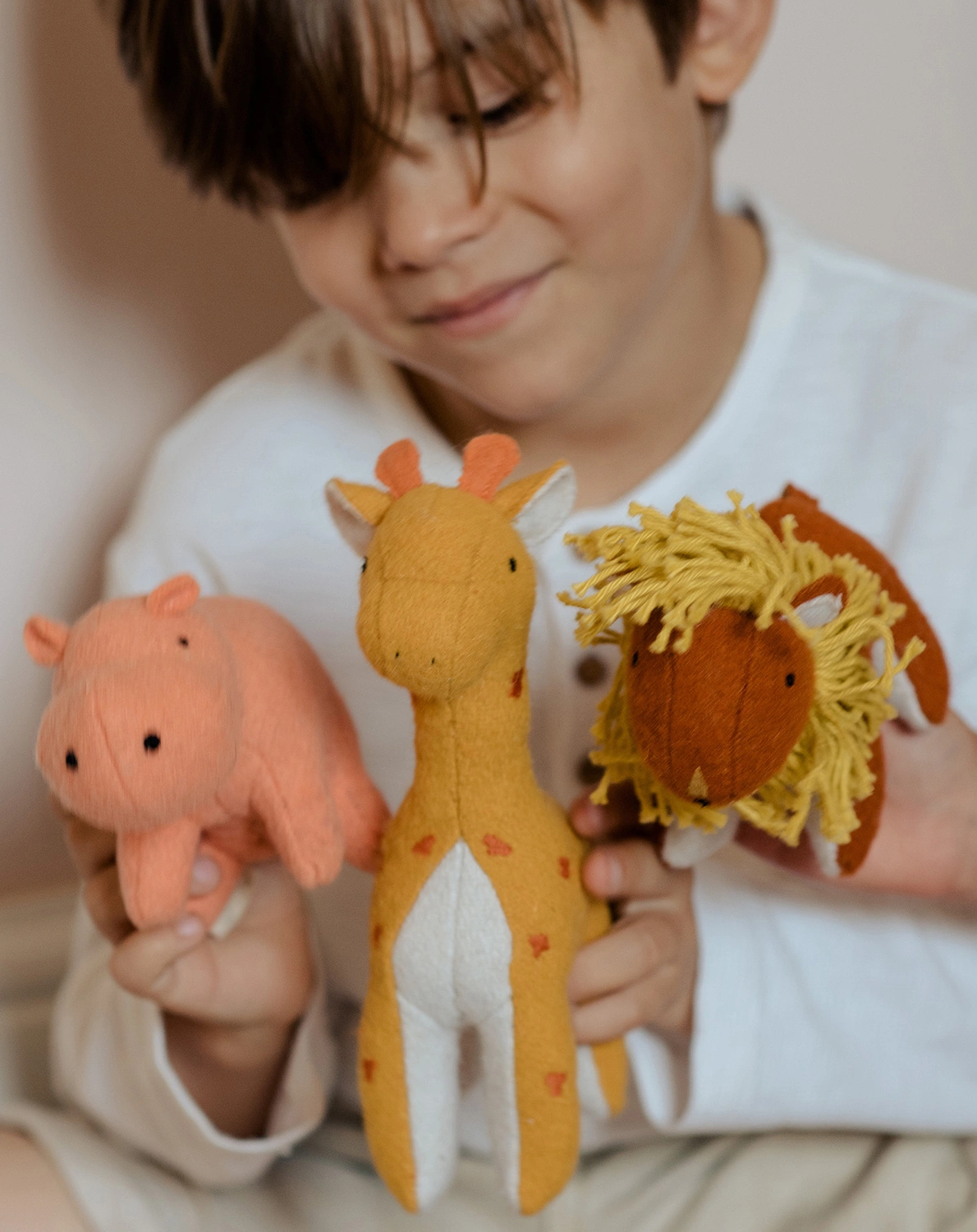 Kuscheltier-Set HOLDIE FOLK -  SAVANNAH ANIMALS 3-teilig