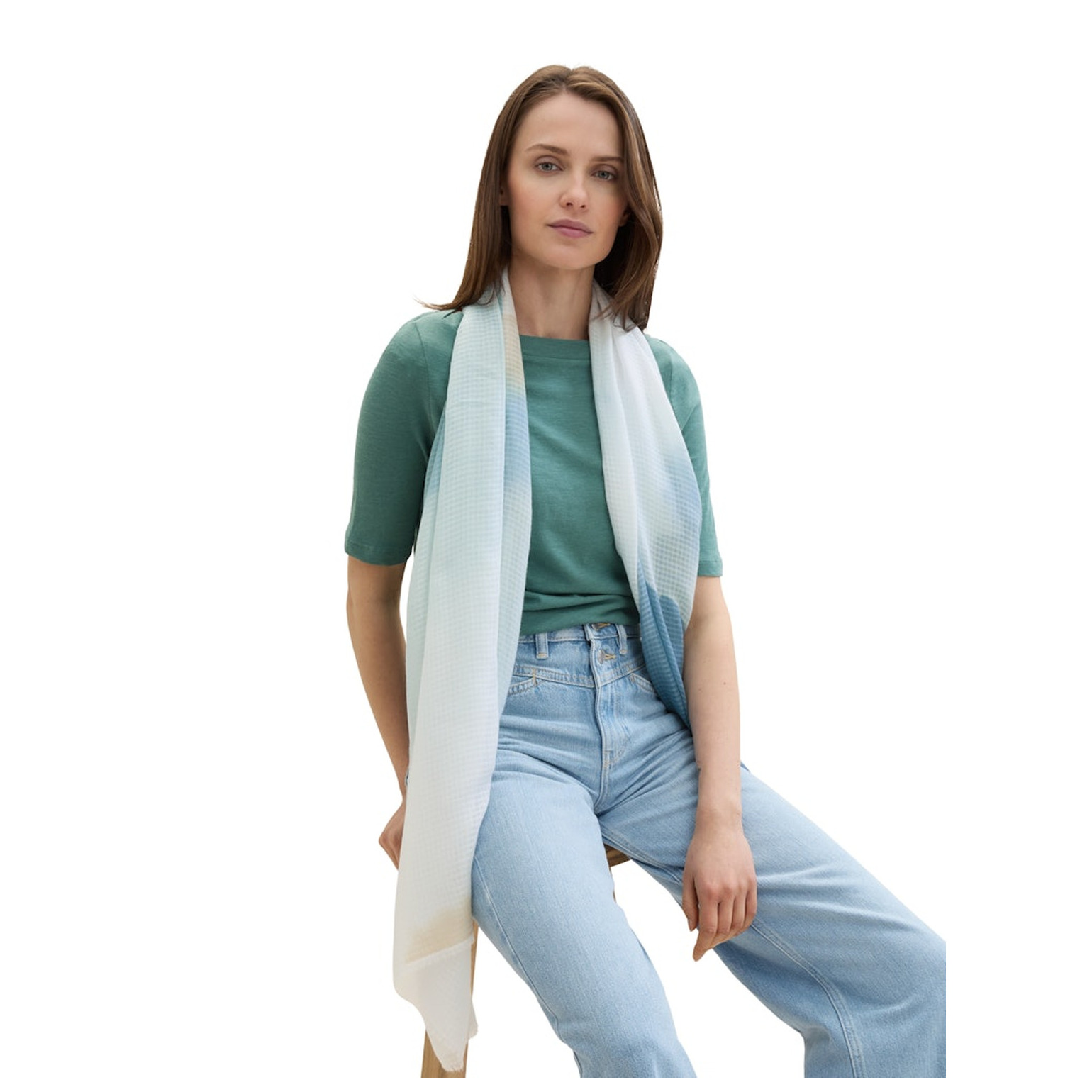 Tom Tailor Printed batic scarf