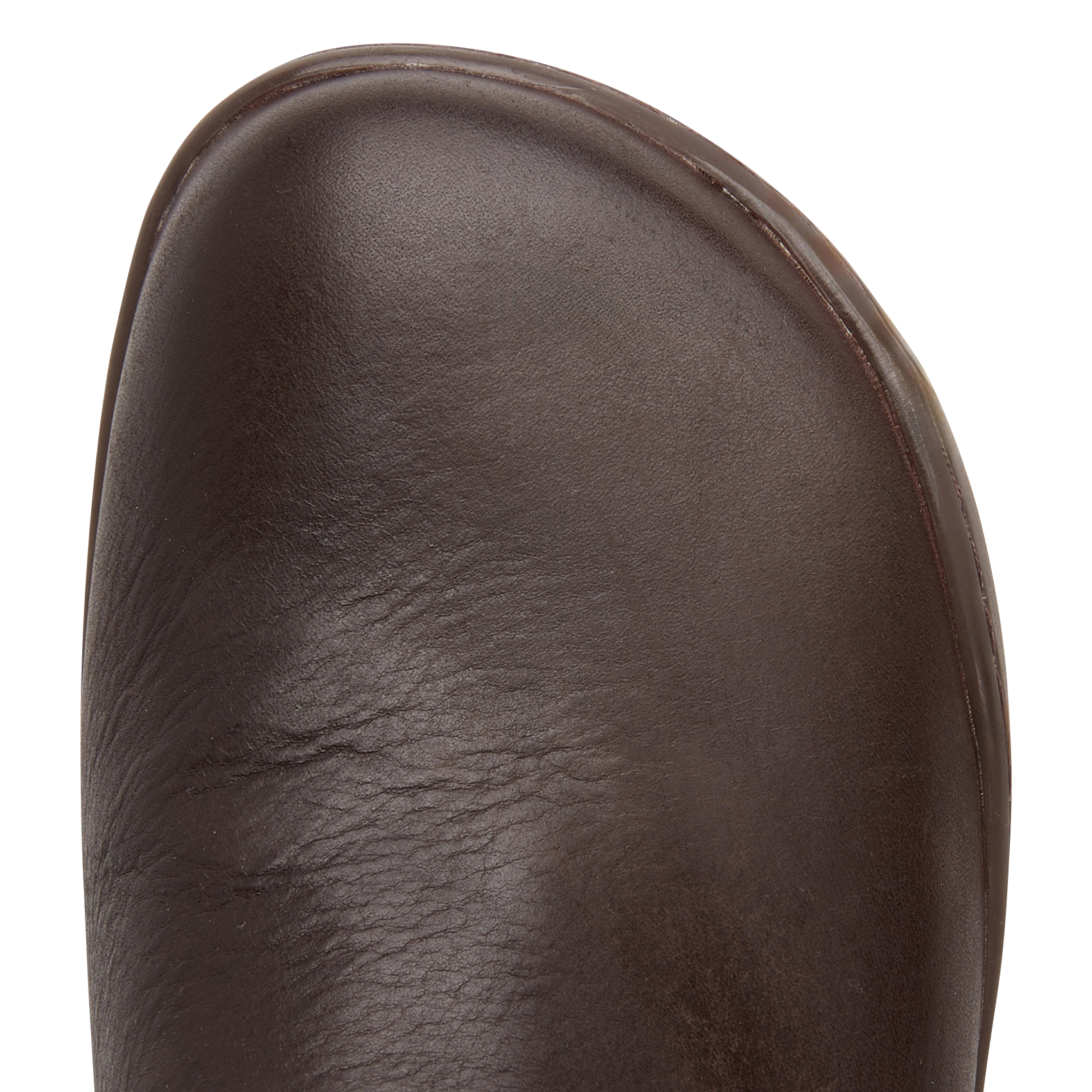 PEU CAMI - Bottines plates à bout rond en cuir | Marron